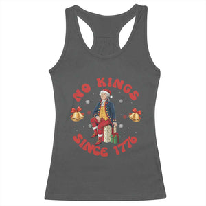 George Washington No Kings Since 1776 Racerback Tank Top Christmas Gift Idea TS12 Dark Heather Print Your Wear