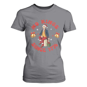 George Washington No Kings Since 1776 T Shirt For Women Christmas Gift Idea TS12 Charcoal Print Your Wear