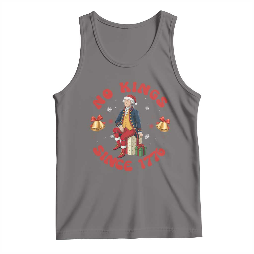 George Washington No Kings Since 1776 Tank Top Christmas Gift Idea TS12 Deep Heather Print Your Wear