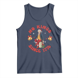 George Washington No Kings Since 1776 Tank Top Christmas Gift Idea TS12 Navy Print Your Wear