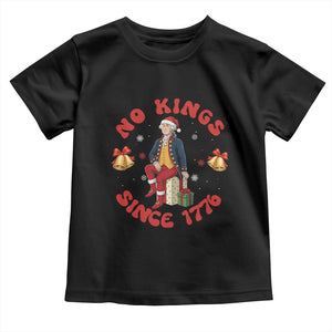 George Washington No Kings Since 1776 Toddler T Shirt Christmas Gift Idea - Print Your Wear