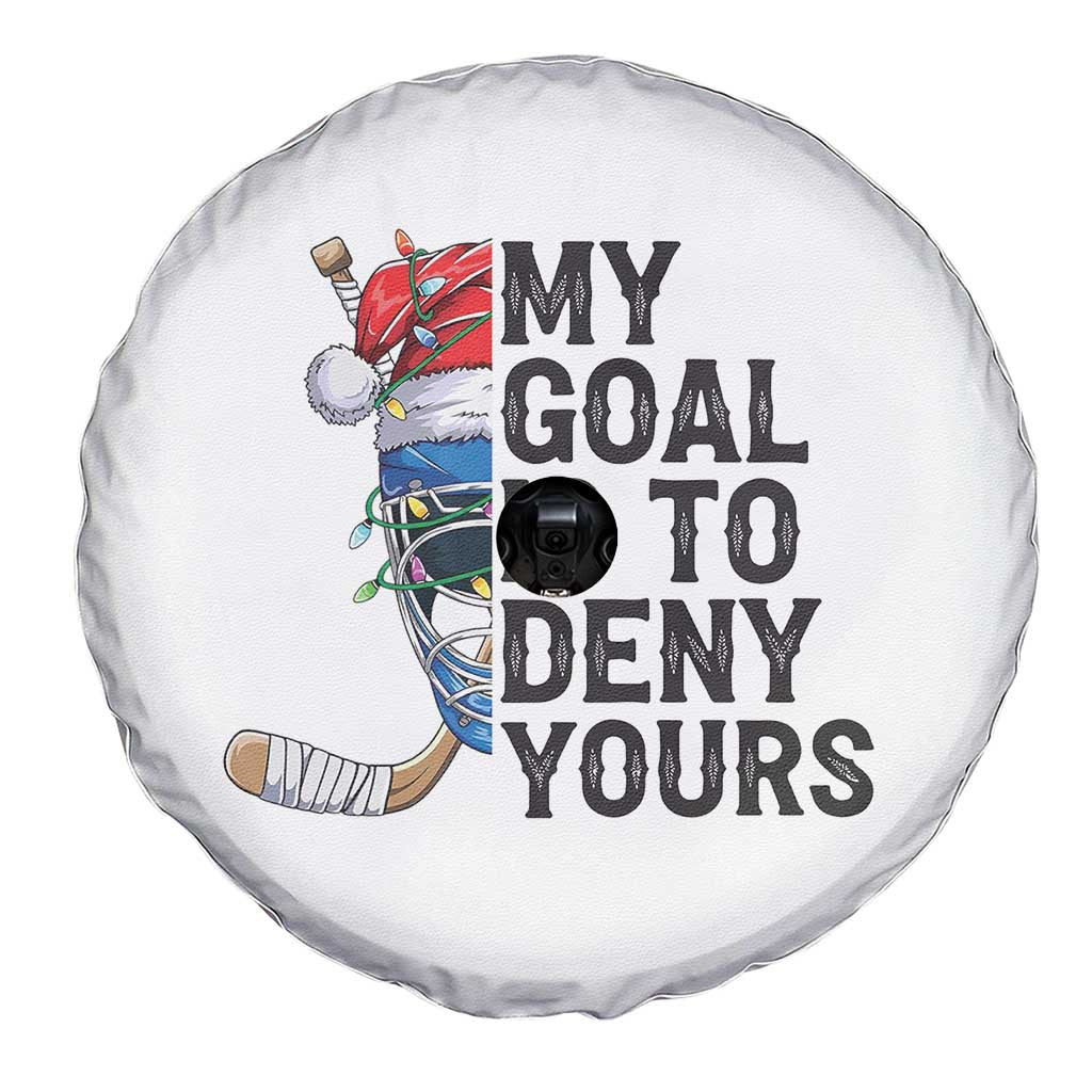 My Goal Is To Deny Yours Spare Tire Cover Ice Hockey Helmet Christmas Gift TS12 Print Your Wear