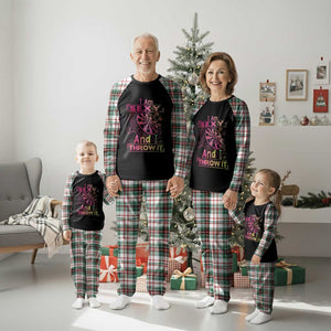 I Am Sexy And I Throw It Plaid Pajama Set Sexy Dart Player Gift TS12 Christmas Plaid Print Your Wear