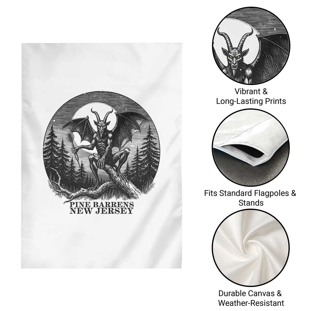 Jersey Devil Playing Dart Garden Flag Gothic Horror Gift Pine Barrens New Jersey TS12 Print Your Wear