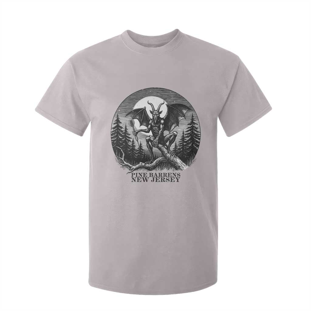 Jersey Devil Playing Dart T Shirt For Kid Gothic Horror Gift Pine Barrens New Jersey TS12 Ice Gray Print Your Wear