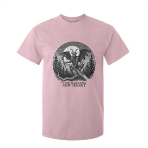 Jersey Devil Playing Dart T Shirt For Kid Gothic Horror Gift Pine Barrens New Jersey TS12 Light Pink Print Your Wear