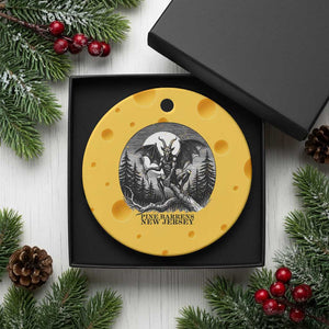 Jersey Devil Playing Dart Ceramic Ornament Gothic Horror Gift Pine Barrens New Jersey TS12 1pc Yellow Cheese Print Your Wear