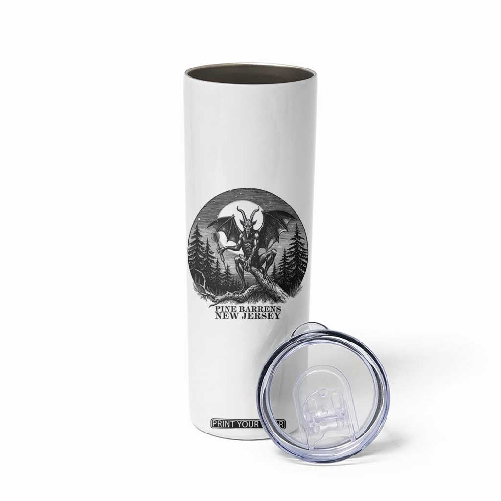 Jersey Devil Playing Dart Skinny Tumbler Gothic Horror Gift Pine Barrens New Jersey TS12 Print Your Wear