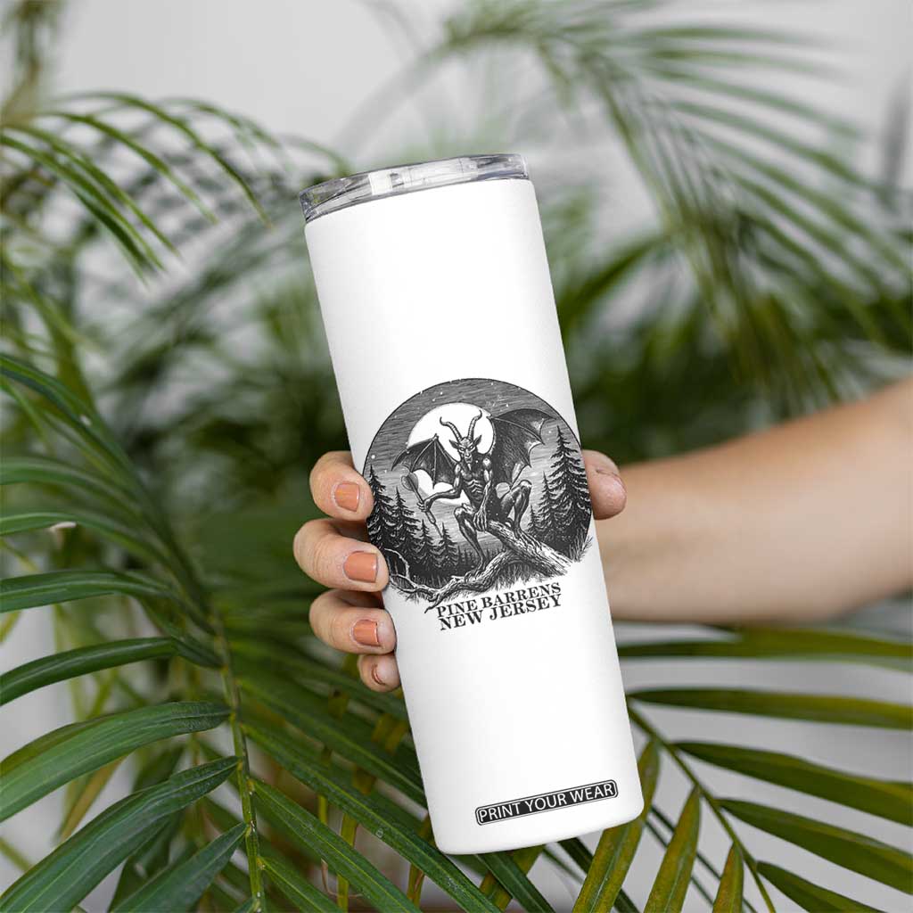 Jersey Devil Playing Dart Skinny Tumbler Gothic Horror Gift Pine Barrens New Jersey TS12 Print Your Wear