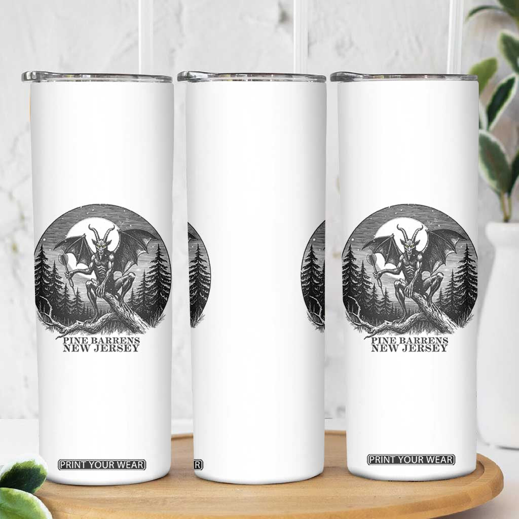 Jersey Devil Playing Dart Skinny Tumbler Gothic Horror Gift Pine Barrens New Jersey TS12 Print Your Wear