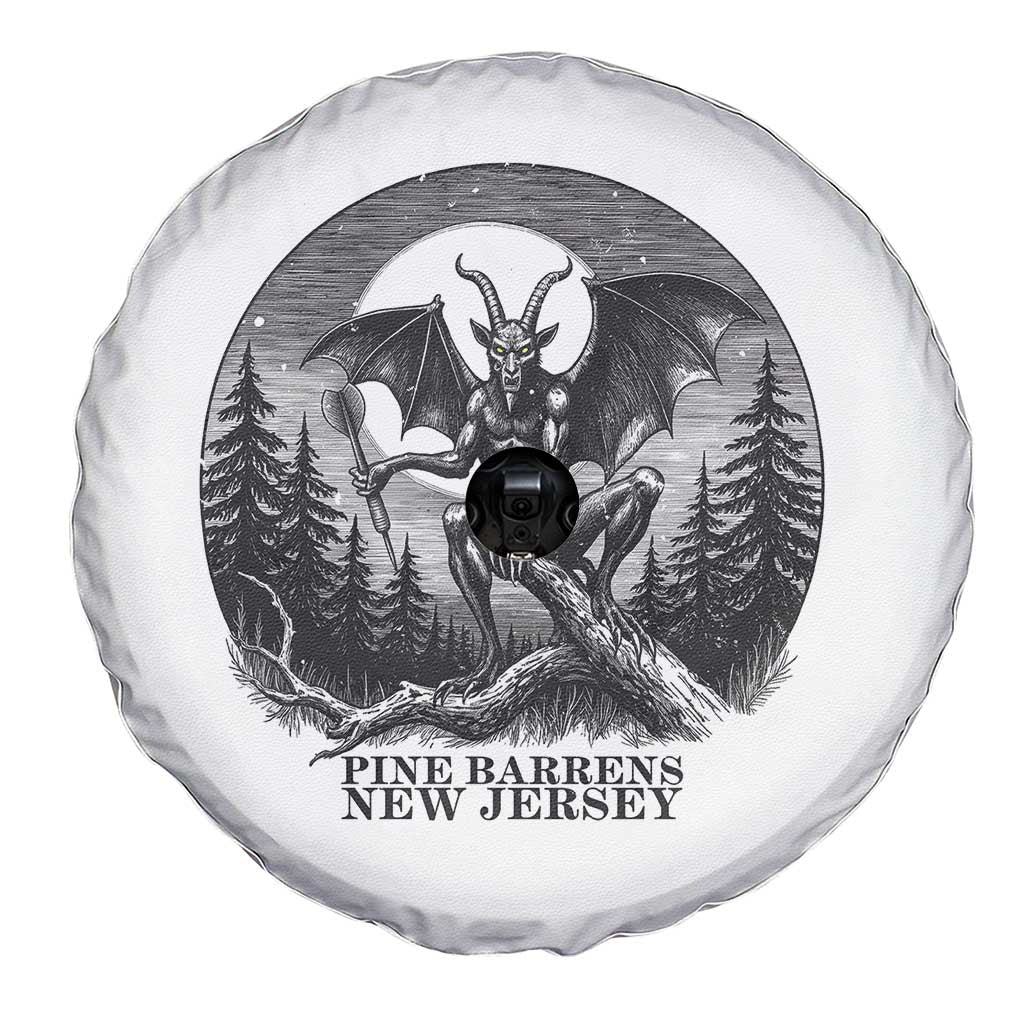 Jersey Devil Playing Dart Spare Tire Cover Gothic Horror Gift Pine Barrens New Jersey TS12 Print Your Wear