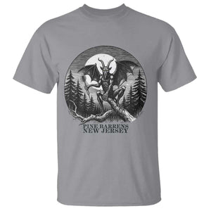 Jersey Devil Playing Dart T Shirt Gothic Horror Gift Pine Barrens New Jersey TS12 Sport Gray Print Your Wear