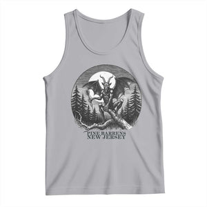 Jersey Devil Playing Dart Tank Top Gothic Horror Gift Pine Barrens New Jersey TS12 Athletic Heather Print Your Wear