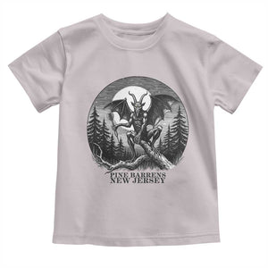 Jersey Devil Playing Dart Toddler T Shirt Gothic Horror Gift Pine Barrens New Jersey TS12 Ice Gray Print Your Wear