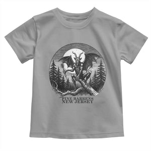 Jersey Devil Playing Dart Toddler T Shirt Gothic Horror Gift Pine Barrens New Jersey TS12 Sport Gray Print Your Wear