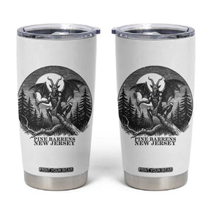 Jersey Devil Playing Dart Tumbler Cup Gothic Horror Gift Pine Barrens New Jersey TS12 White Print Your Wear