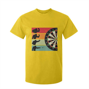 Funny Bigfoot Dart Player Crytid Sunset Retro Vintage T Shirt For Kid Dartist Gift TS12 Daisy Print Your Wear