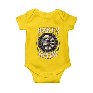 Skull Dartboard Retro Vintage Baby Onesie Darts Player Champion Gift TS12 Daisy Print Your Wear