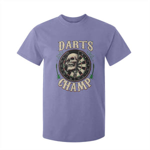 Skull Dartboard Retro Vintage T Shirt For Kid Darts Player Champion Gift TS12 Violet Print Your Wear