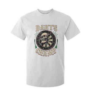 Skull Dartboard Retro Vintage T Shirt For Kid Darts Player Champion Gift TS12 White Print Your Wear