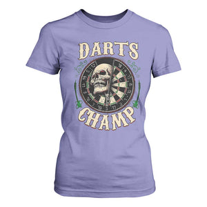 Skull Dartboard Retro Vintage T Shirt For Women Darts Player Champion Gift TS12 Violet Print Your Wear