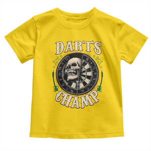 Skull Dartboard Retro Vintage Toddler T Shirt Darts Player Champion Gift TS12 Daisy Print Your Wear
