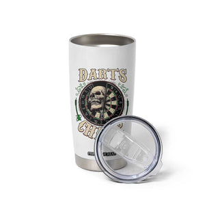 Skull Dartboard Retro Vintage Tumbler Cup Darts Player Champion Gift TS12 Print Your Wear