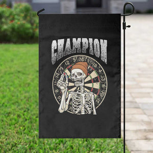 Gothic Skull Dart Master Garden Flag Funny Skeleton Dartboard Champion Gift TS12 Print Your Wear