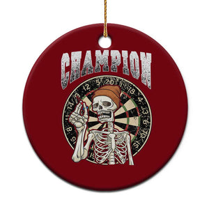 Gothic Skull Dart Master Ceramic Ornament Funny Skeleton Dartboard Champion Gift TS12 1pc Red Print Your Wear