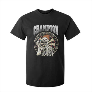 Gothic Skull Dart Master T Shirt For Kid Funny Skeleton Dartboard Champion Gift TS12 Black Print Your Wear