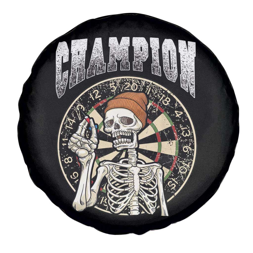 Gothic Skull Dart Master Spare Tire Cover Funny Skeleton Dartboard Champion Gift TS12 Print Your Wear