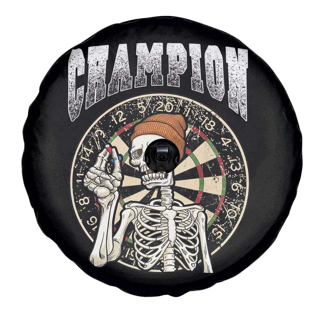 Gothic Skull Dart Master Spare Tire Cover Funny Skeleton Dartboard Champion Gift TS12 Print Your Wear