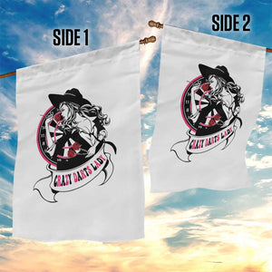 Funny Crazy Darts Lady Garden Flag Coolest Girls Play Darts TS12 Print Your Wear