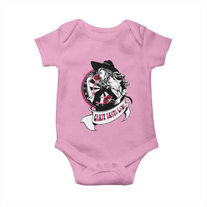 Funny Crazy Darts Lady Baby Onesie Coolest Girls Play Darts TS12 Light Pink Print Your Wear