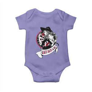 Funny Crazy Darts Lady Baby Onesie Coolest Girls Play Darts TS12 Violet Print Your Wear