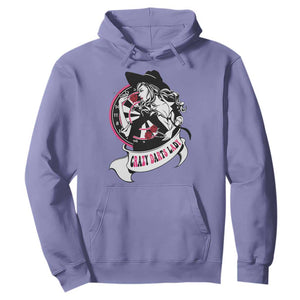Funny Crazy Darts Lady Hoodie Coolest Girls Play Darts TS12 Violet Print Your Wear