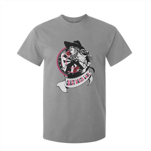 Funny Crazy Darts Lady T Shirt For Kid Coolest Girls Play Darts TS12 Sport Gray Print Your Wear