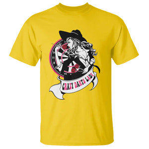 Funny Crazy Darts Lady T Shirt Coolest Girls Play Darts TS12 Daisy Print Your Wear