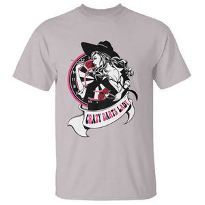 Funny Crazy Darts Lady T Shirt Coolest Girls Play Darts TS12 Ice Gray Print Your Wear