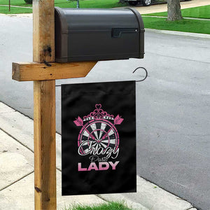Crazy Darts Lady Garden Flag Funny Pub Game Gift For Women TS12 Print Your Wear