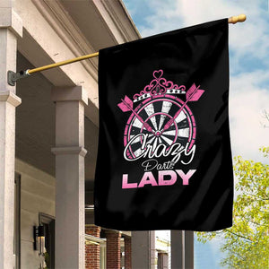 Crazy Darts Lady Garden Flag Funny Pub Game Gift For Women TS12 Print Your Wear