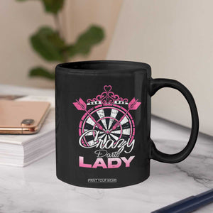 Crazy Darts Lady Coffee Mug Funny Pub Game Gift For Women TS12 Print Your Wear