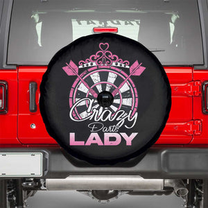 Crazy Darts Lady Spare Tire Cover Funny Pub Game Gift For Women TS12 Black Print Your Wear