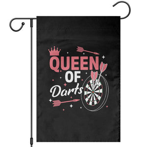 Queen Of Darts Bullseye Shooter Garden Flag Female Dartist Gift TS12 Black Print Your Wear