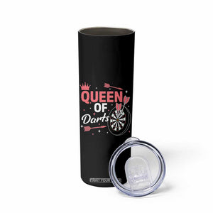 Queen Of Darts Bullseye Shooter Skinny Tumbler Female Dartist Gift TS12 Print Your Wear