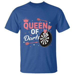 Queen Of Darts Bullseye Shooter T Shirt Female Dartist Gift TS12 Royal Blue Print Your Wear