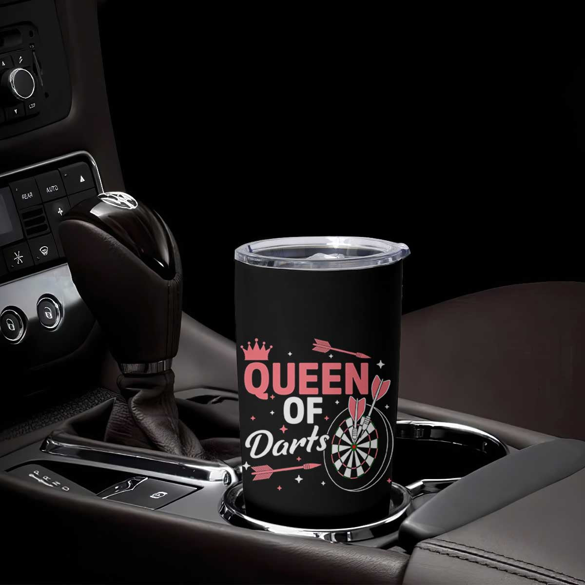 Queen Of Darts Bullseye Shooter Tumbler Cup Female Dartist Gift TS12 Print Your Wear