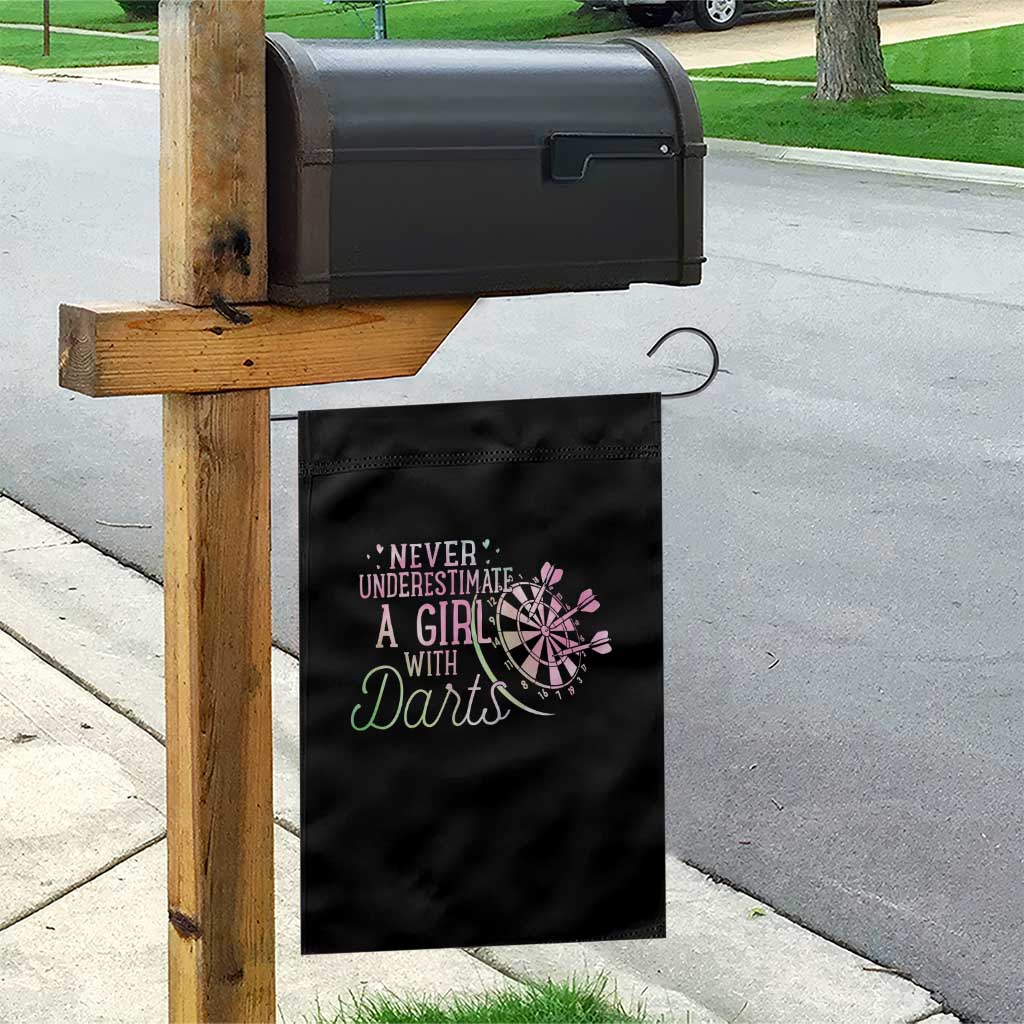 Never Underestimate A Girl With Dart Garden Flag Sports Lover Gift TS12 Print Your Wear