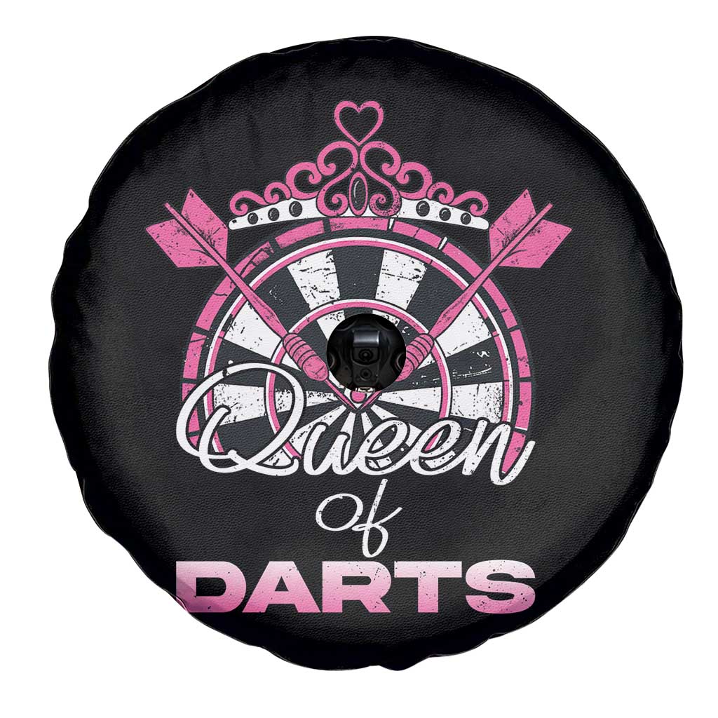 Queen Of Darts Spare Tire Cover Funny Dart Gift For Women TS12 Print Your Wear