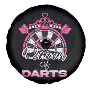 Queen Of Darts Spare Tire Cover Funny Dart Gift For Women TS12 Print Your Wear
